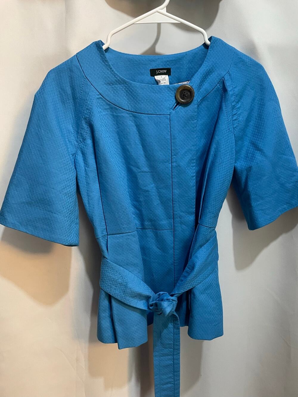 j crew womens blue size 2 blouse